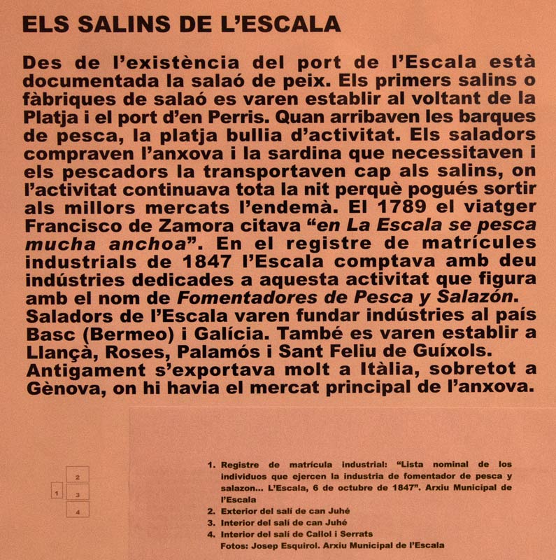 Cartell:Els Salins de l'Escala