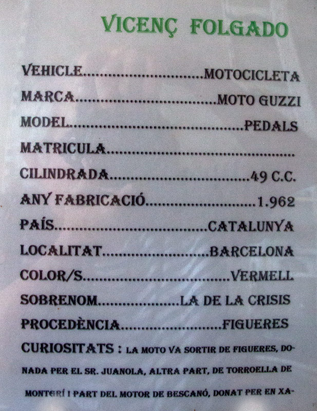 Cartell de dades tècniques