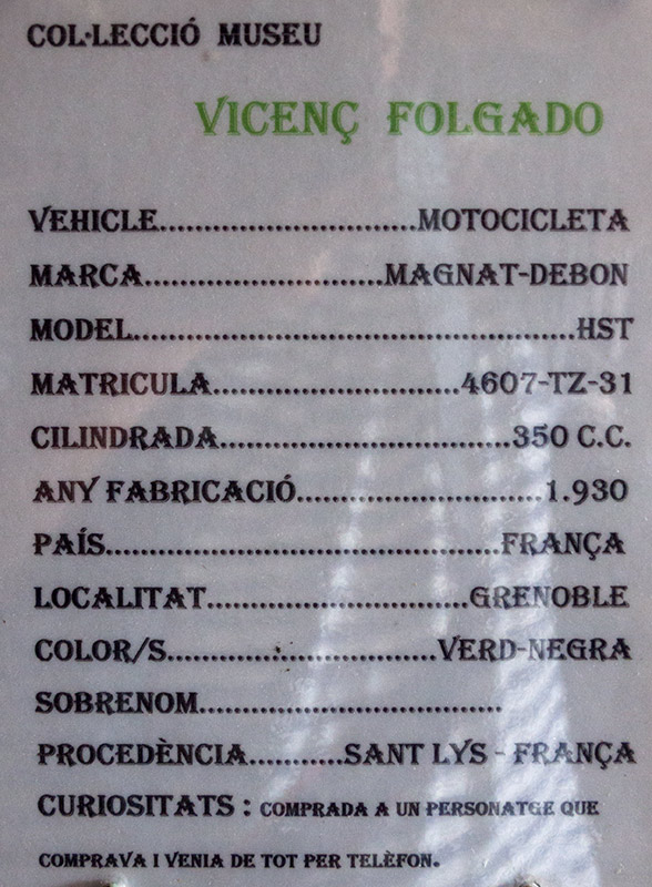 Cartell de dades tècniques