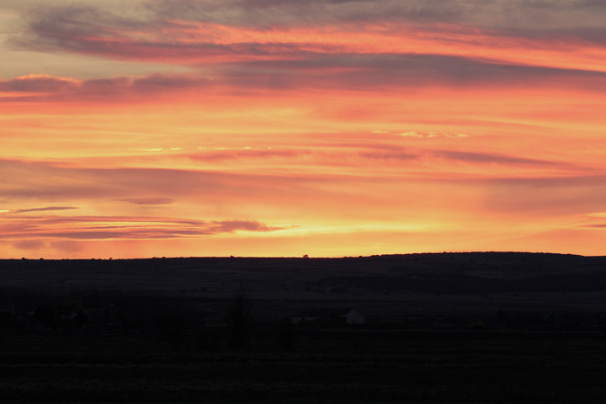 Posta de sol a Gallocanta