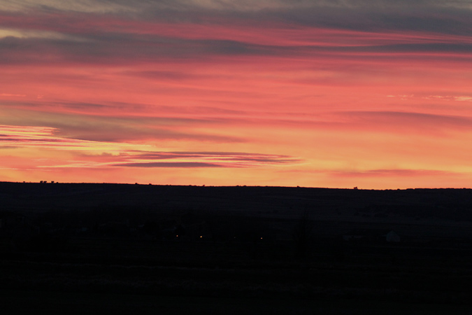 Posta de sol a Gallocanta