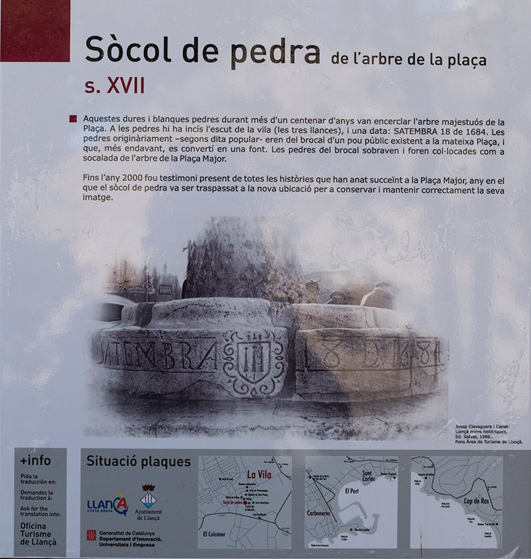 Cartell: Sòcol de pedra