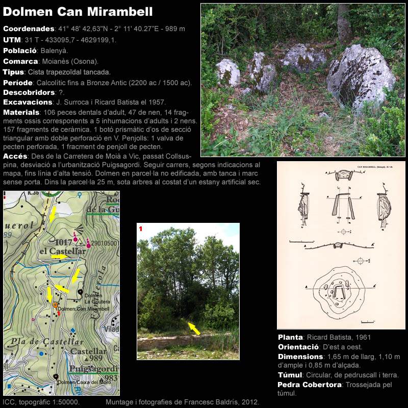 Dolmen Can Mirambell 1/2