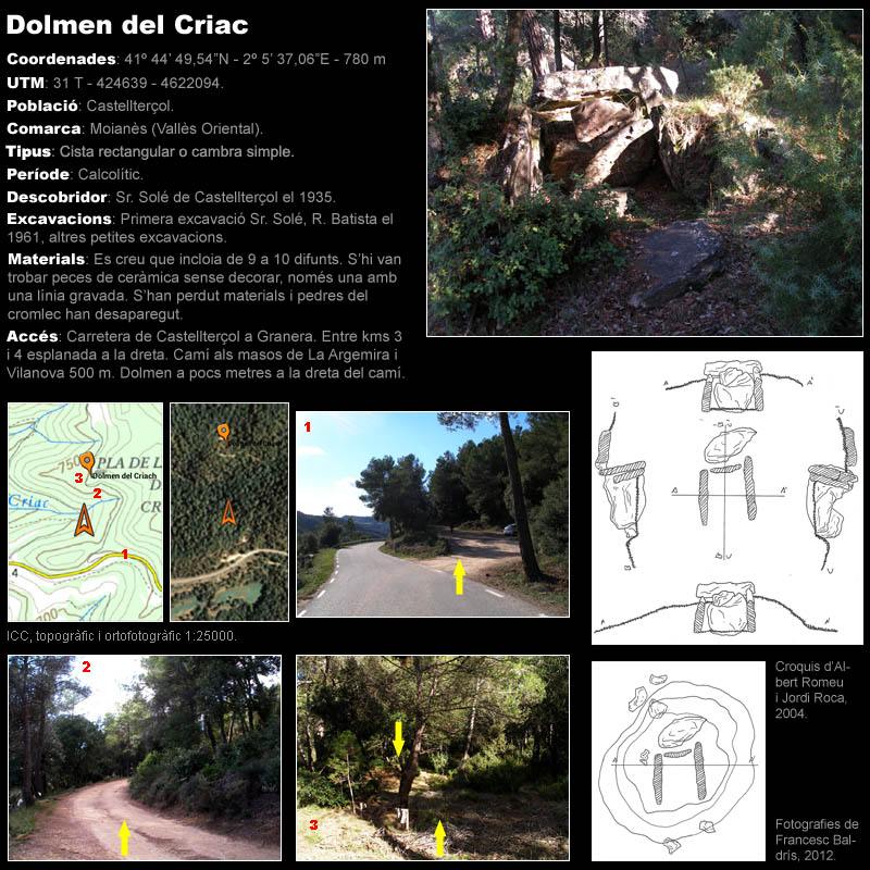 Dolmen del Criac 1/3