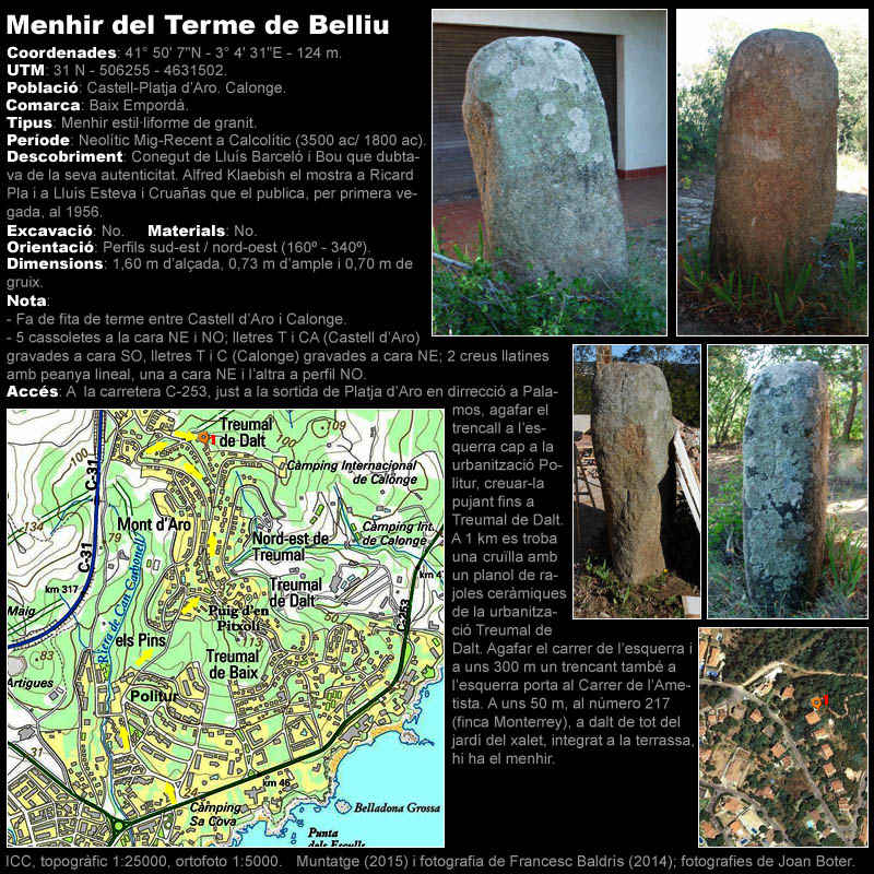 Menhir del Terme de Belliu