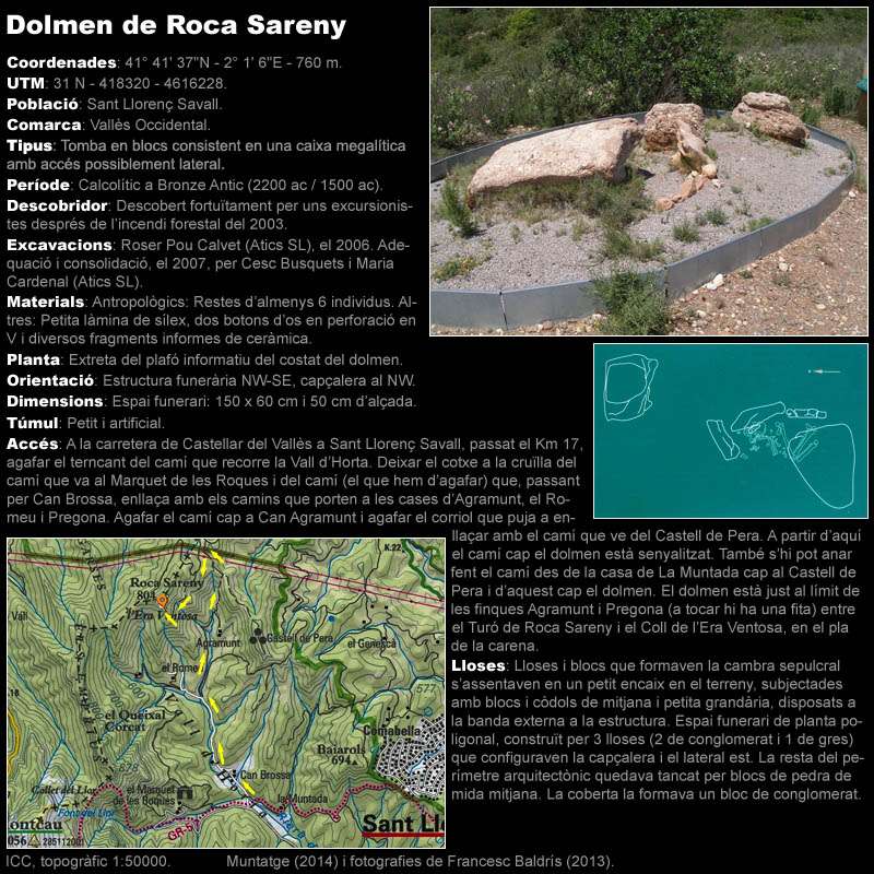 Dolmen de Roca Sareny 1/2