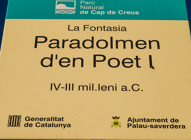 Cartell : Paradolmen d'en Poet I