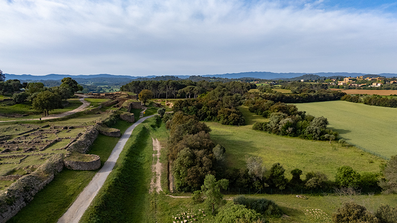 Ciutat ibèrica d'Ullastret : La muralla