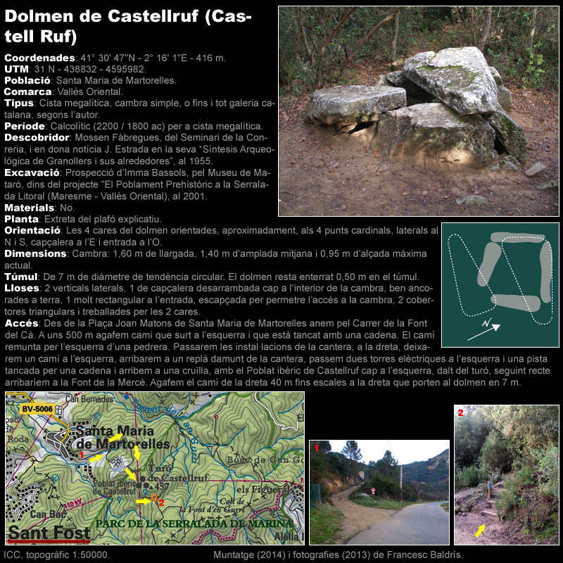 Dolmen de Castellruf 1/2