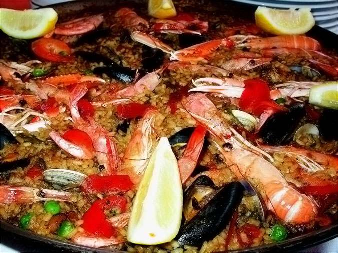 Paella marinera del Delta