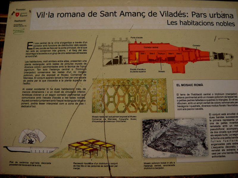 Vil-la Romana de Sant Amanç de Viladés