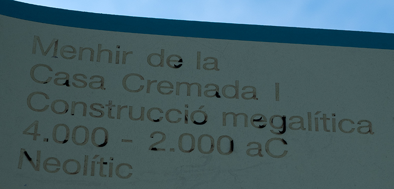 Indicador: Menhir de la Casa Cremada I