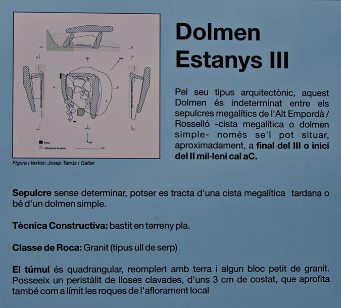 Cartell: Dolmen Estanys III