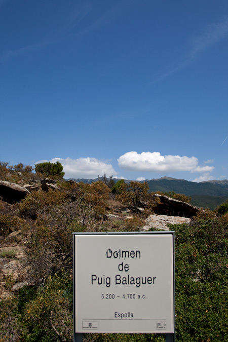 Cartell: Dolmen del Puig Balaguer 1de4