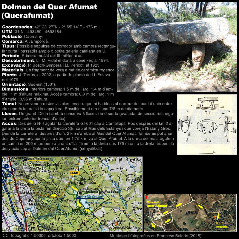 Dolmen del Quer Afumat 1/2