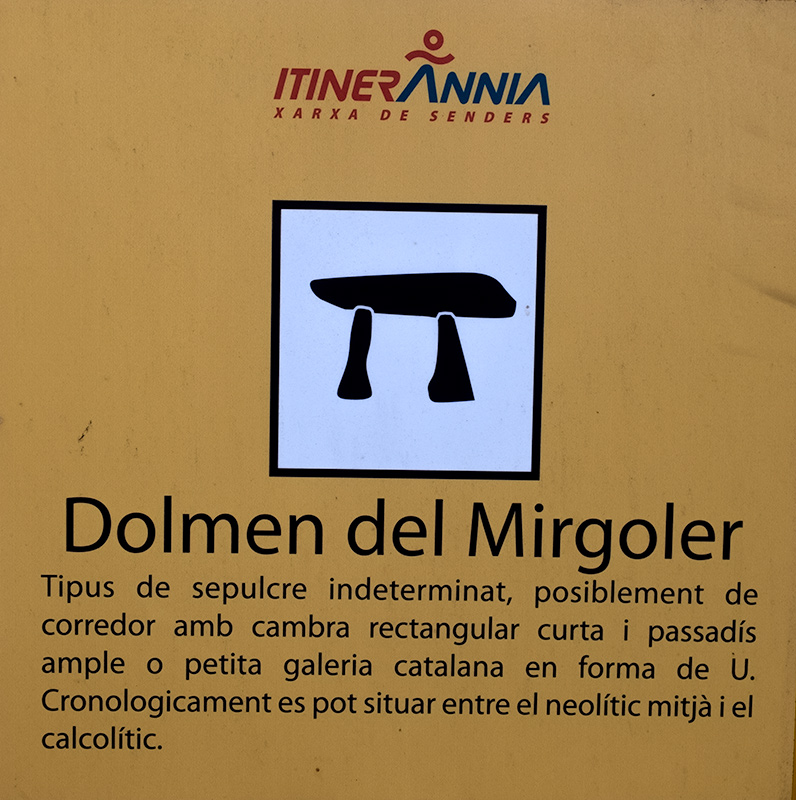 Cartell: Dolmen del Mirgoler