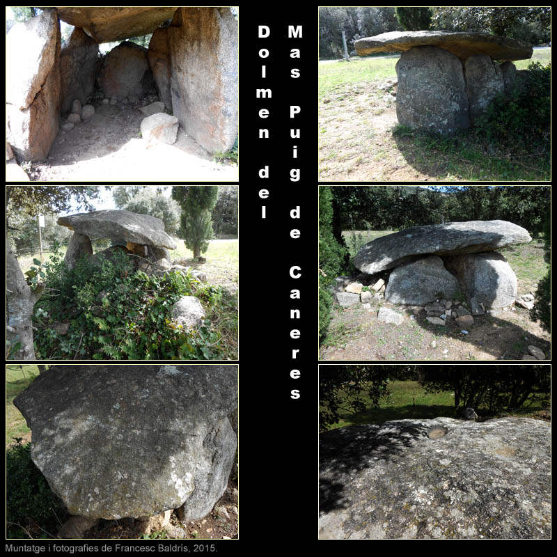 Dolmen del Mas Puig de Caneres 2/2