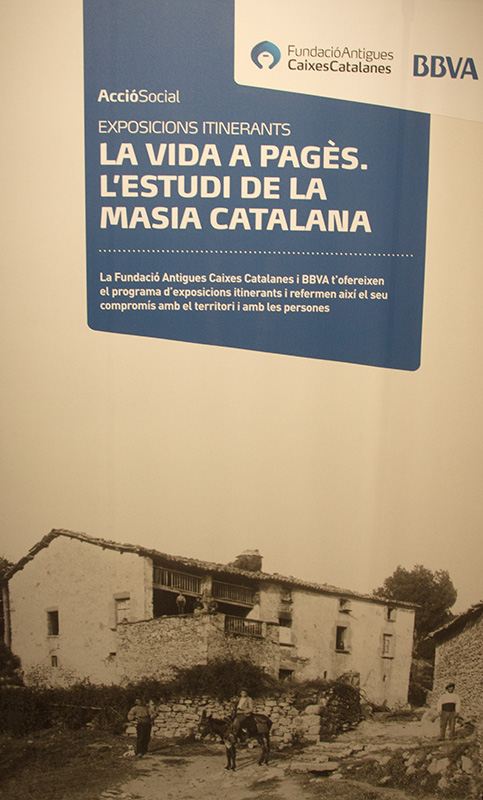 Cartell: La vida a pagès. Masia Catalana 1de14