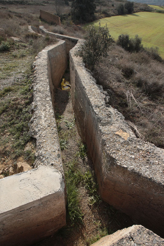 Trinxera Franquista del Tossal. Front del Segre.