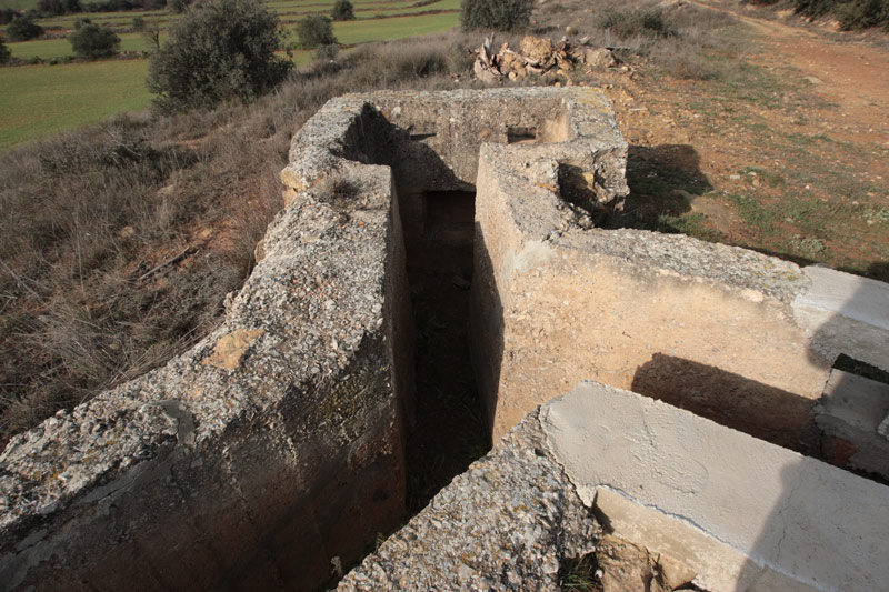 Trinxera Franquista del Tossal. Front del Segre.