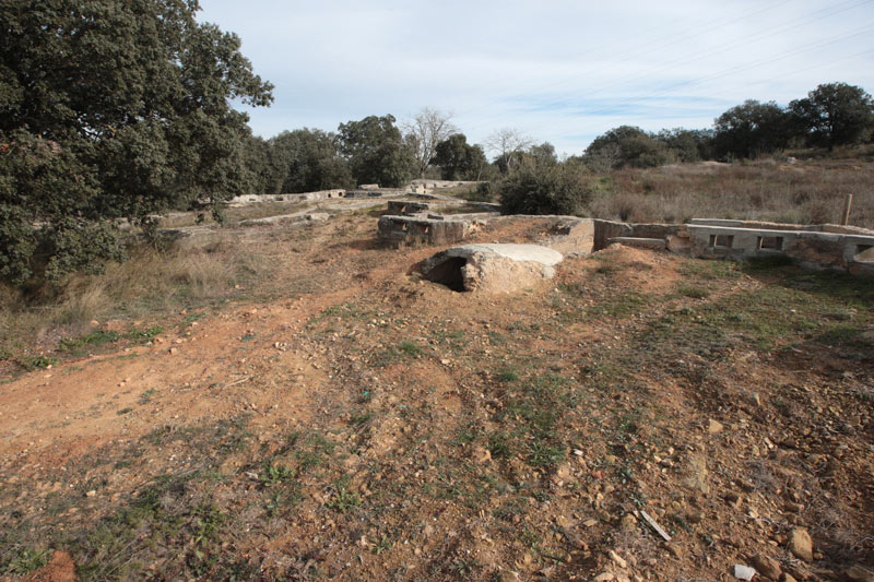 Trinxera Franquista del Tossal. Front del Segre.