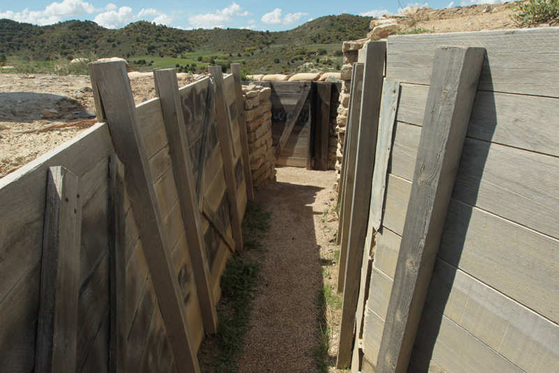 Trinxeres  de la Serra d'Alcubierre.