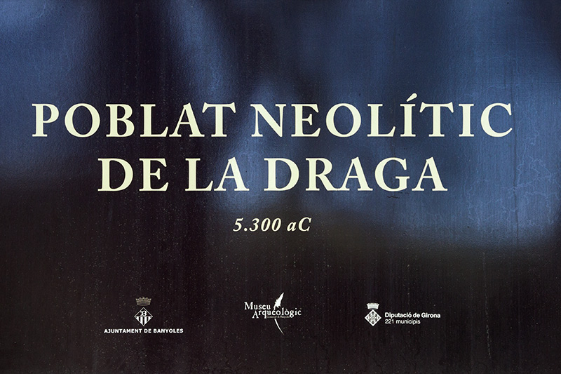 Rètol La Draga.Banyoles