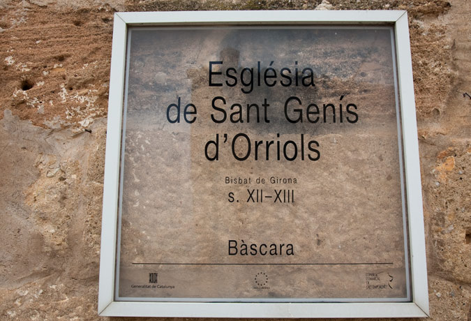 Cartell: Església de Sant Genís d'Orriols  1de4