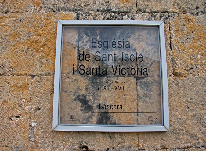 Cartell: Església de Sant Iscla 1de3