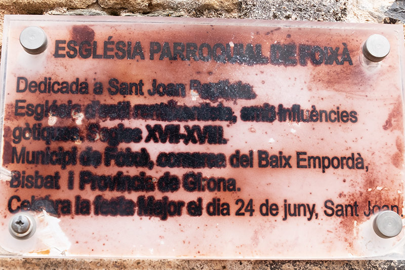 Cartell Informatiu: Església Parroquial de Foixà