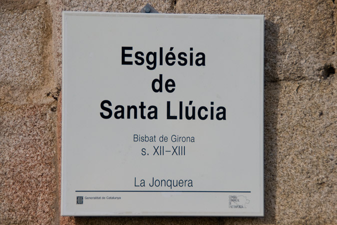 Cartell: Església de Santa  Llúcia  1de4