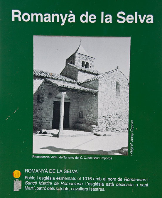 Cartell: Romanyà de la Selva 1 de 5