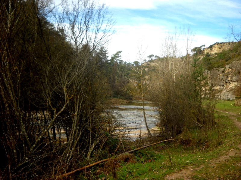 Molí de Brotóns i riera de Marfá.