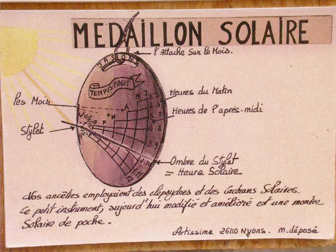 Medalló solar funcionament