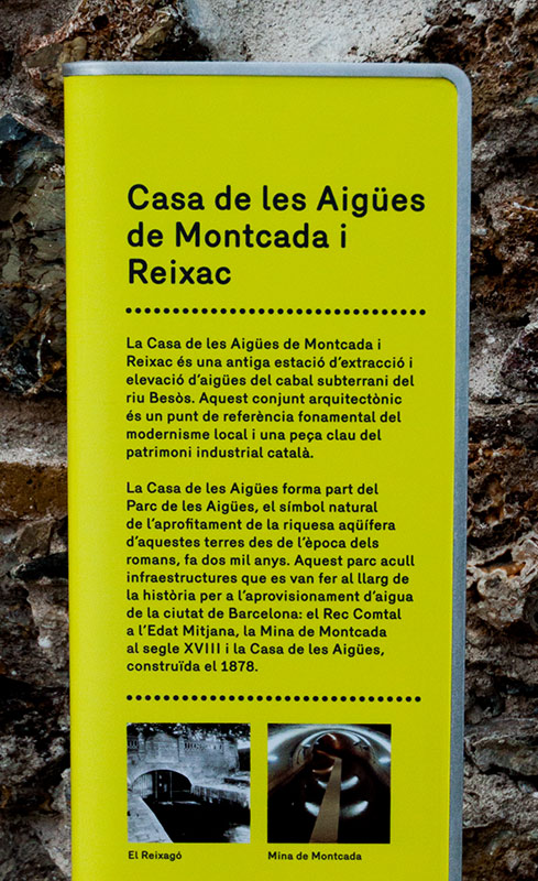 Cartell: Casa de les aigües