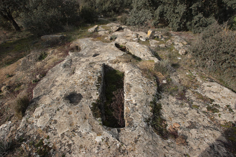 La necrópolis rupestre del Tossal de les Forques.