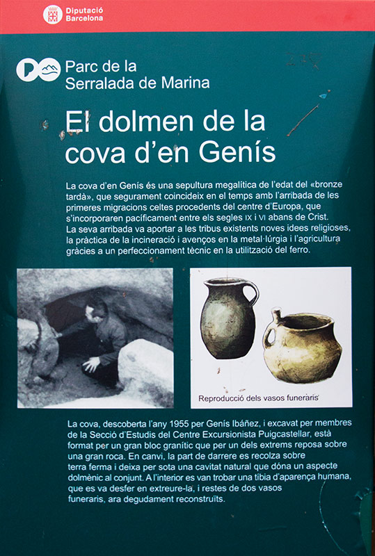 Cartell:  Cova d'en Genís