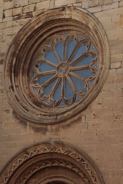 Rosassa d’estil gòtic. de Santa Maria de Verdú