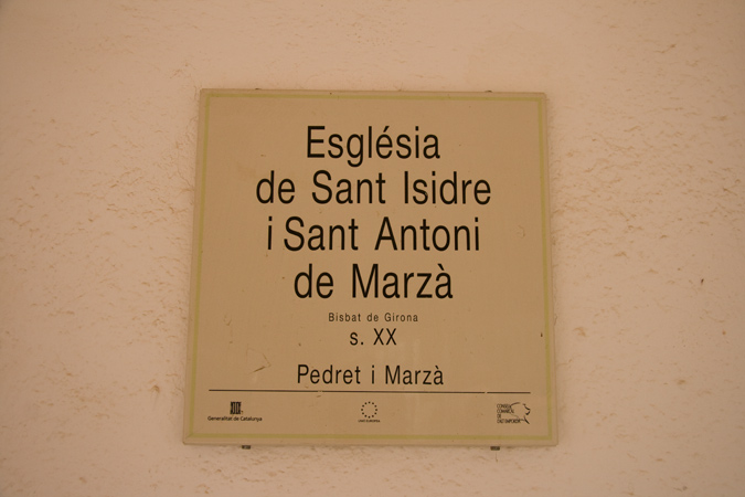 Cartell: Esglesia de Sant Isidre i Sant Antoni de Marzà