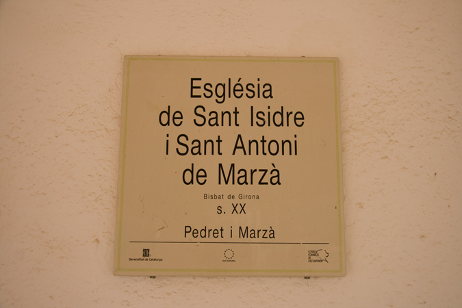 Cartell: Esglesia de Sant Isidre i Sant Antoni de Marzà