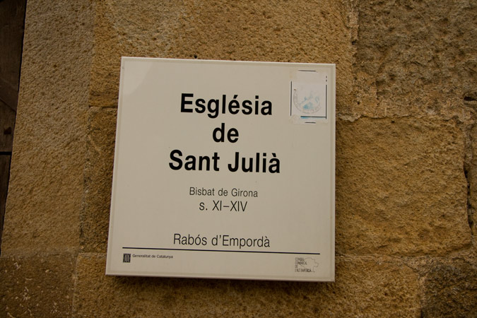 Cartell: Esglesia de Sant Julià