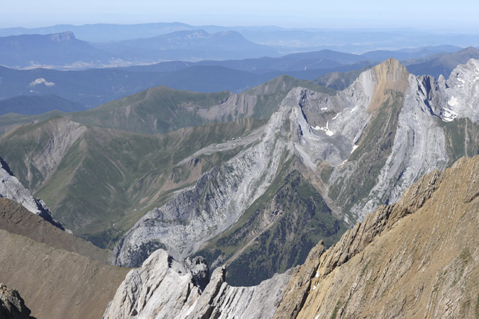 Vista des del cim del Taillon, 3144mts.