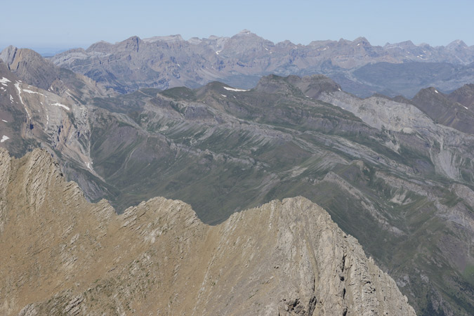 Vista des del cim del Taillon, 3144mts.