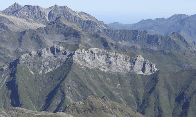 Vista des del cim del Taillon, 3144mts.