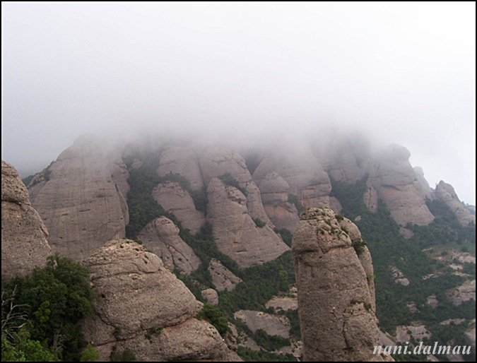 Boira a Montserrat.