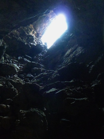 Cova del congre, interior