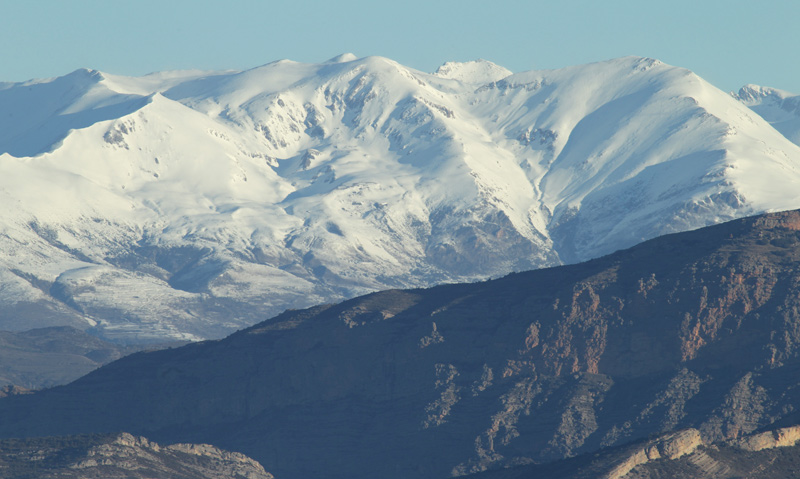 Vistes del pirineu des del coll de Comiols.