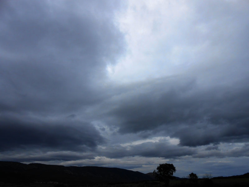 Núvols damunt de la Vall d'Àger