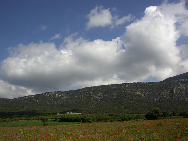 Creixements de núvols al Montsec