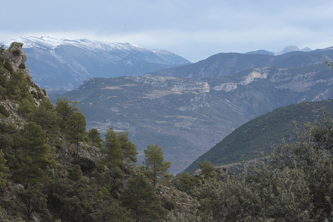 La serra del Cadí i el Pedraforca